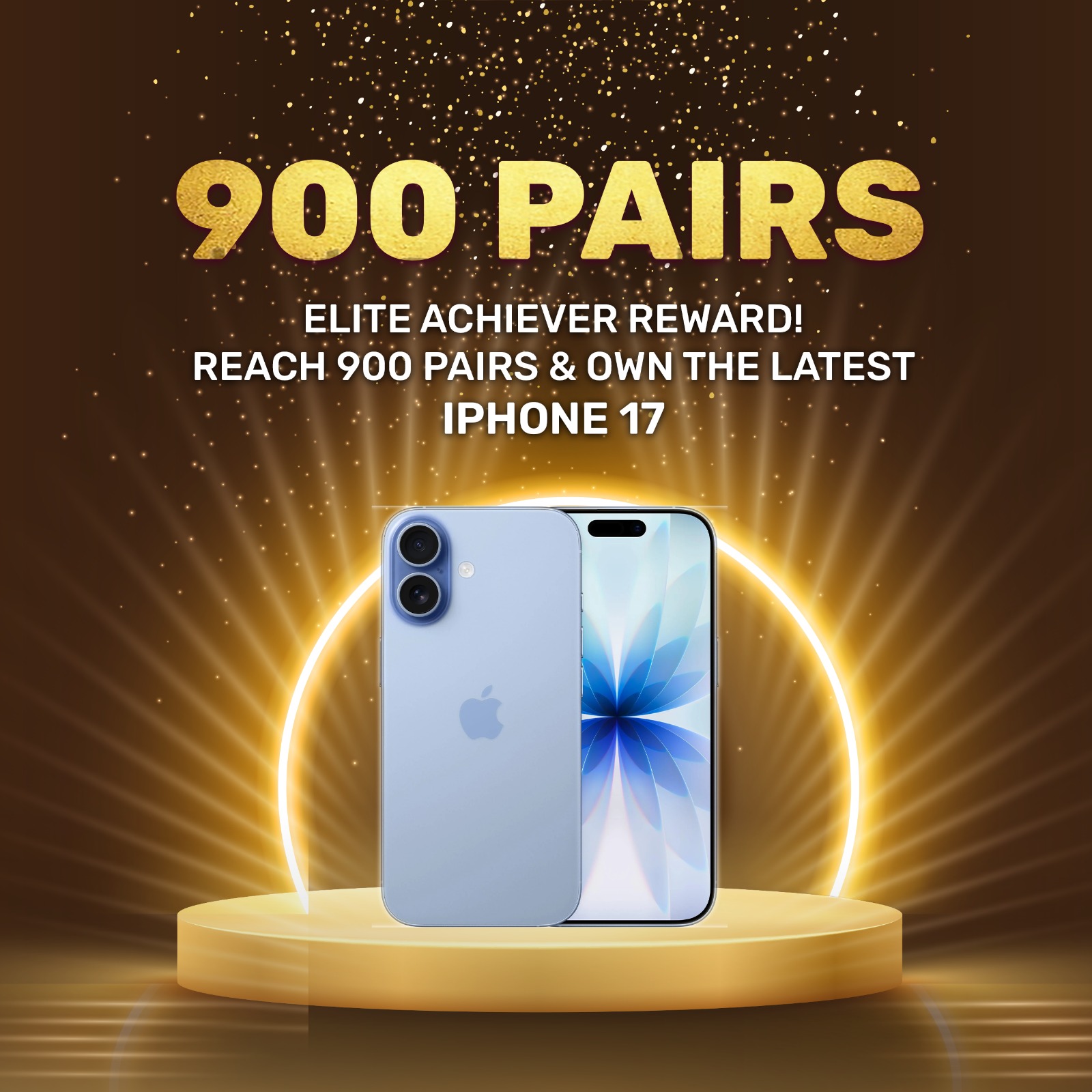 900 Pairs Offer - iPhone 17